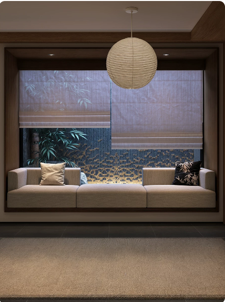 Bread Style Bay Window Cushion Sofa (Priced per Meter) - Bespoke Plump Channel Tufted Reading Nook