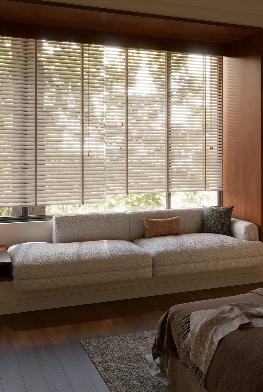 Island Style Bay Window Sofa Living Room Ambiance