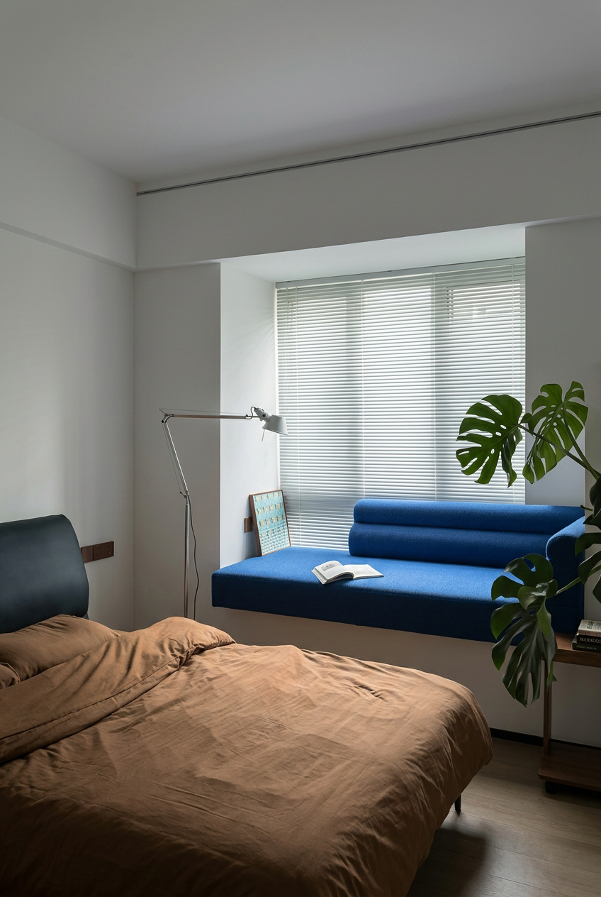 Terrace Style Bay Window Sofa Modern Bedroom Ambiance