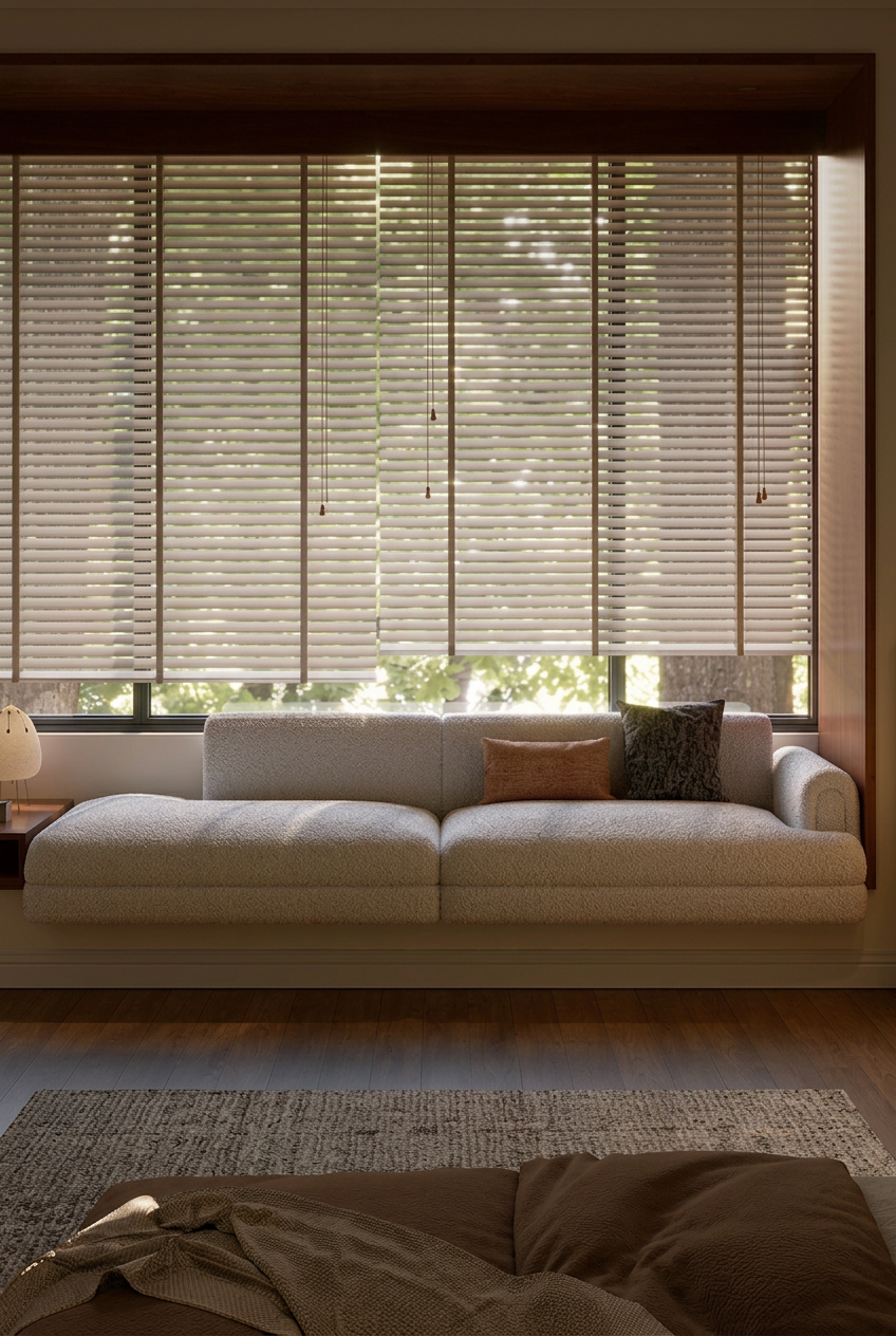 Island Style Bay Window Sofa Front View