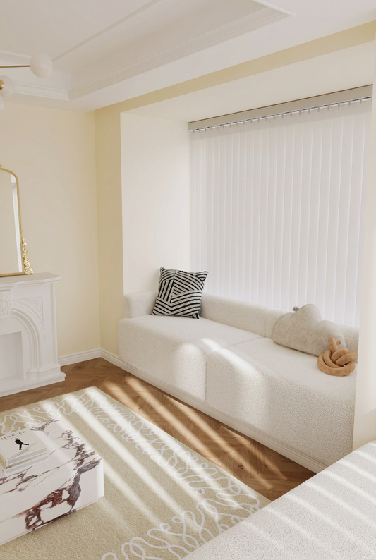 Tori Style Bay Window Cushion Sofa (Priced per Meter) - French Minimalist Embrace Nook